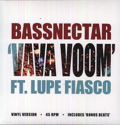 Bassnectar Ft. Lupe Fiasco ‎– Vava Voom - New 12" Single Record 2012 USA 45 Rpm - Dubstep / Breaks / Hip Hop