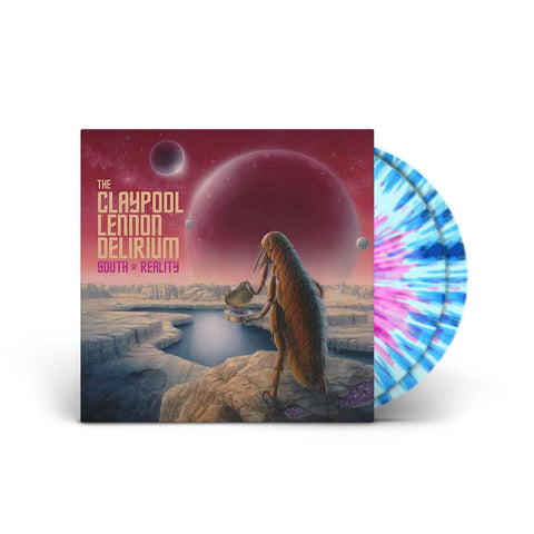 The Claypool Lennon Delirium - South Of Reality - New 2 Lp Record 2018 ATO Translucent Blue & Magenta & Aqua Splatter Vinyl & Animated Zoetrope Label & Download - Indie Rock / Psychedelic Rock