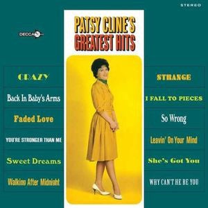 Patsy Cline ‎– Patsy Cline's Greatest Hits (1967) - New LP Record 2016 Decca/MCA Vinyl - Country