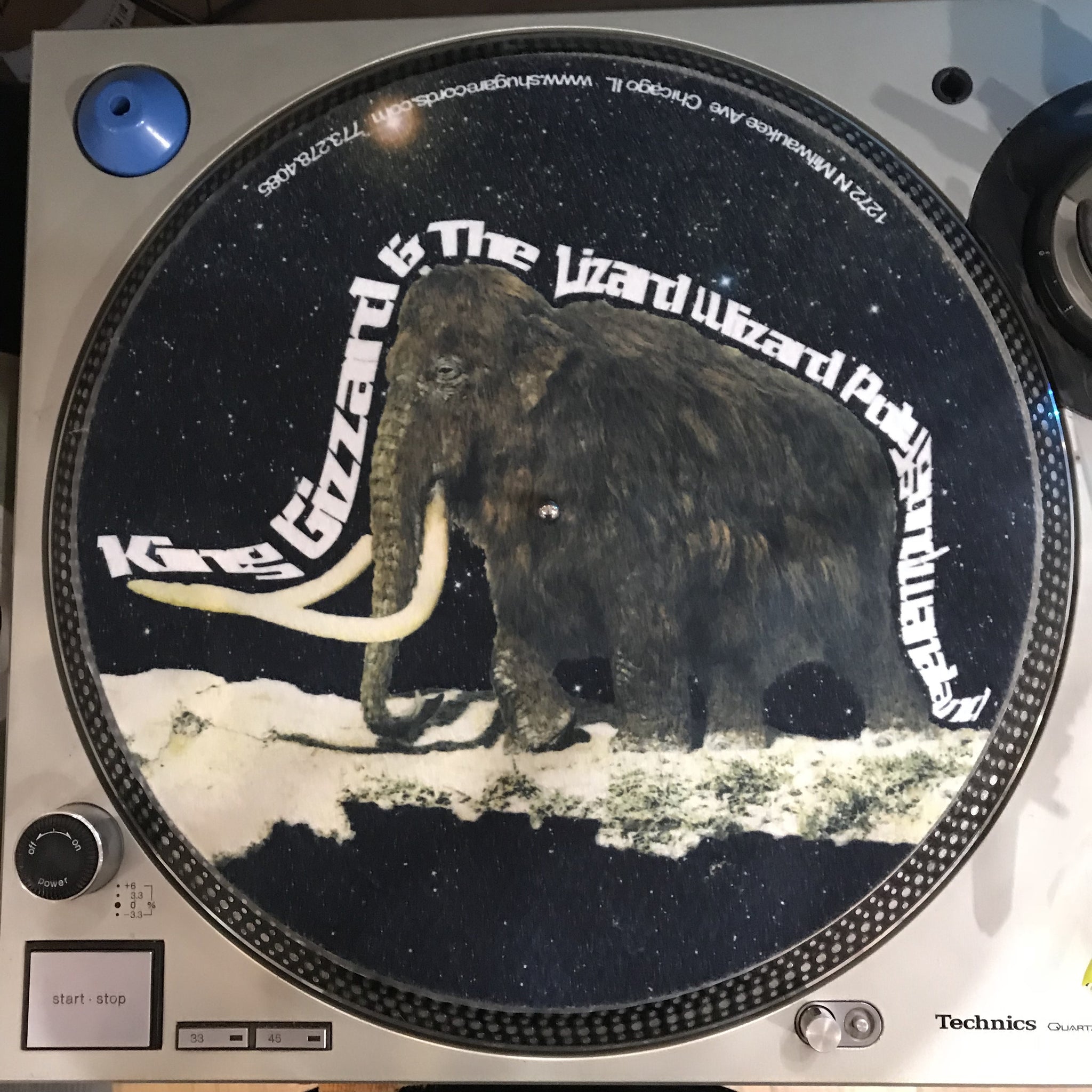 Shuga Records 2018 Limited Edition Vinyl Record Slipmat King Gizzard And The Lizard Wizard Polygondwanaland Space Mammoth 1