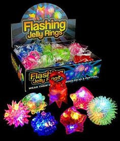 Fun Center Flashing Jelly Rings