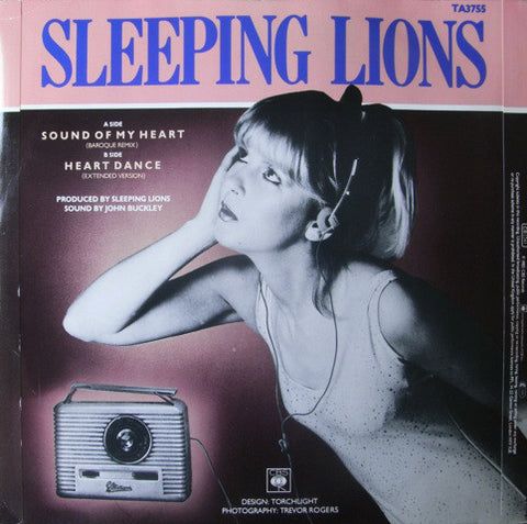 Sleeping Lions - Sound Of My Heart VG+ - 12" Single 1983 CBS UK - Disco