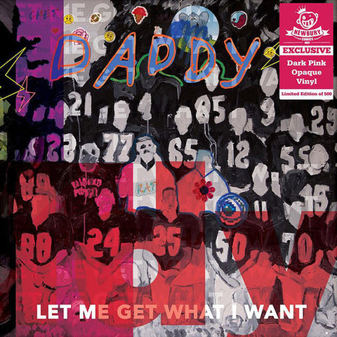 Daddy (James Franco & Tim O'Keefe) ‎– Let Me Get What I Want - New 2 LP Record 2016 We Are Daddy Newbury Comics Exclusive Pink Vinyl, Book, Signed postcard & Download - Rock / Electronic / Experimental