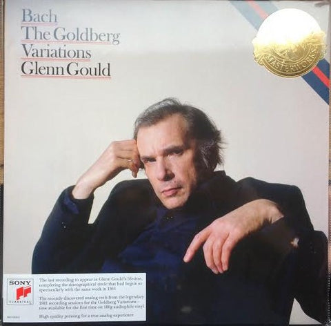 Glenn Gould ‎– Bach - The Goldberg Variations (1982) - New Lp Record 2015 Sony CBS Europe Import 180 gram Vinyl - Classical