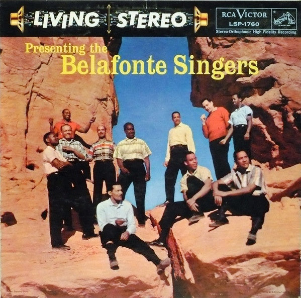 The Belafonte Singers ‎– Presenting The Belafonte Singers - VG+ LP Record 1959 RCA Living Stereo USA Vinyl - Folk