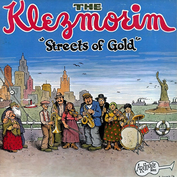The Klezmorim ‎– Streets Of Gold - Mint- Lp Record 1978 Arhoolie USA Vinyl & R. Crumb Art Cover- Folk / Klezmer - Shuga Records