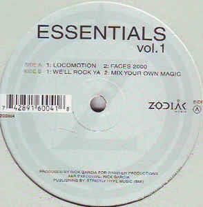 Rick Garcia ‎– Essentials Vol.1 - VG+ 12" Single 2000 Zodiak Music USA - Chicago House