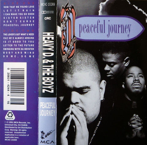 Heavy D. & The Boyz ‎– Peaceful Journey - Used Cassette 1991 MCA - Hip Hop