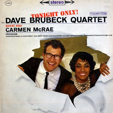 The Dave Brubeck Quartet ‎– Tonight Only! - VG Lp Record 1960 CBS Stereo USA Vinyl - Jazz