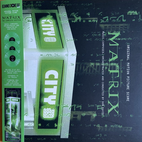 Don Davis ‎– The Matrix (The Complete Edition) - New 3 LP Record Store Day 2021 Varèse Sarabande RSD Green Vinyl - Soundtrack - Shuga Records