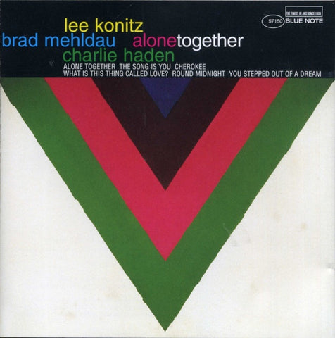 Lee Konitz & Brad Mehldau & Charlie Haden - Alone Together (1997) - New LP Record 2019 Blue Note 180 Gram Vinyl - Cool Jazz / Post Bop