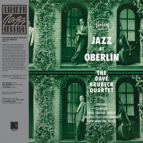 The Dave Brubeck Quartet - Jazz At Oberlin (1953) - New LP Record Craft UMG 180 Gram Vinyl - Jazz