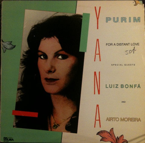 Yana Purim, Luiz Bonfá, Airto Moreira ‎– For A Distant Love - VG+ LP Record 1986 Pausa USA Vinyl - Latin / Jazz / MPB