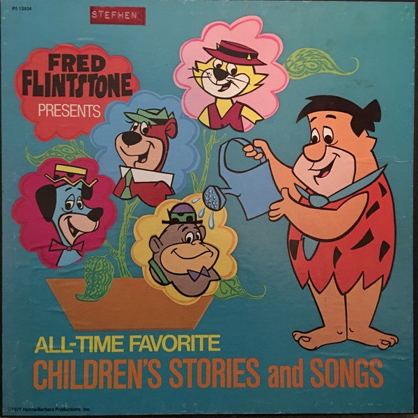 Various/The Flintstones ‎– Fred Flintstone Presents All-Time Favorite Children's Stories And Songs - VG+ 5 LP Record Box Set 1977 Columbia Special Products USA Vinyl & Poster - Children's / Story / Theme - Shuga Records