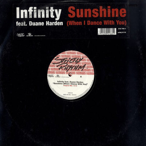 Infinity Feat. Duane Harden - Sunshine (When I Dance With You) VG+ - 12" Single 2000 Urban Germany 2LP - House