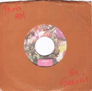 Genesis-That's All / Second Home By The Sea- VG 7" Single 45RPM- 1983 Atlantic USA- Rock/Prog Rock