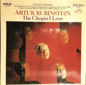 Artur Rubinstein - The Chopin I Love - M- Lp 1971 RCA Red Seal USA - Classical