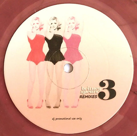 Britney Spears ‎– 3 (Remixes) - New EP Record 2010 Europe Import Random Colored Vinyl - Electronic / House / Electro