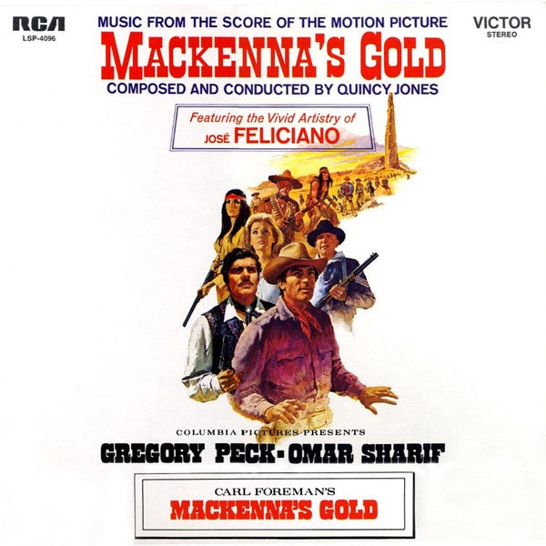 Quincy Jones & José Feliciano ‎– Mackenna's Gold - Mint- Lp Record 1969 RCA Victor USA Vinyl - Soundtrack / Jazz - Shuga Records