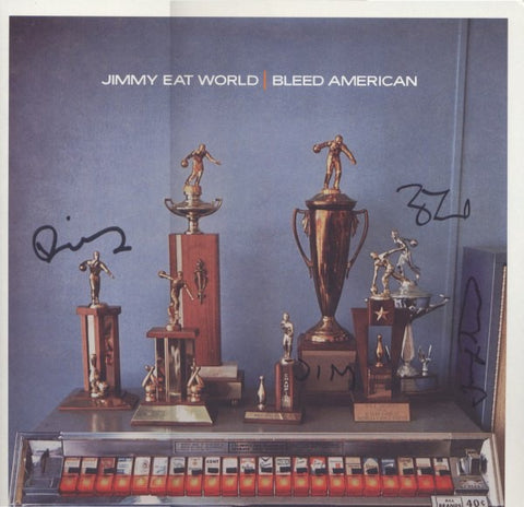 (Signed / Autographed By Band)Jimmy Eat World ‎– Bleed American - Mint- Lp Record 2001 DreamWorks USA Vinyl - Alternative Rock / Emo