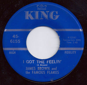 James Brown and the Famous Flames  - I Got The Feelin' / If I Ruled the World - VG 7" Record 45 Rpm USA 1968 - Funk