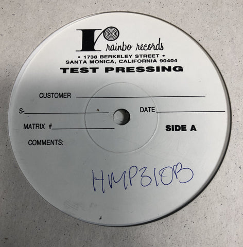 Harrison Crump Feat. Reggie Hall ‎– Satisfied - New 12" Single 2006 Hump Test Pressing Promo Vinyl - Chicago House