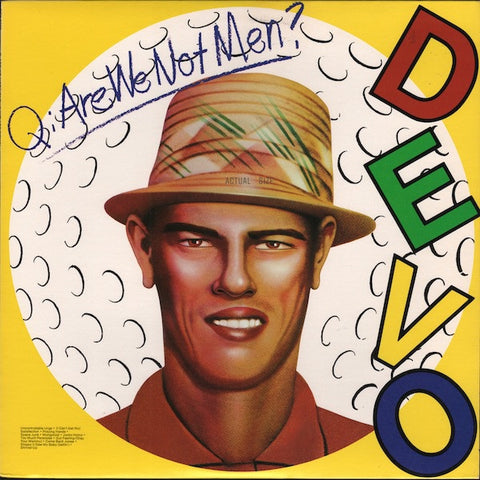 Devo - Q: Are We Not Men? A: We Are Devo! (1978) - New Vinyl Lp 2018 Rhino RSD Black Friday Picture Disc (Limited to 5000) - New Wave / Rock