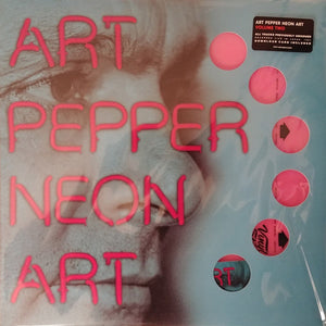 Art Pepper ‎– Neon Art: Volume Two (Live in Japan 1981) - New LP Record 2012 Omnivore USA Neon Pink Vinyl & Download - Jazz