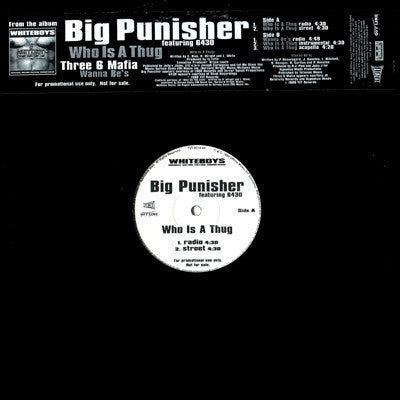 Big Punisher / Three 6 Mafia - Who Is A Thug / Wanna Be's Mint- - 12" Single 1999 TVT Soundtrax USA - Hip Hop