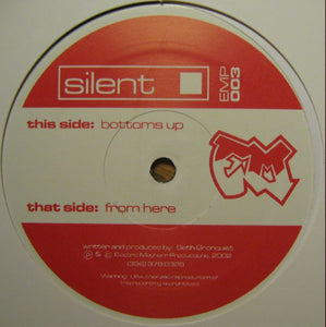 Silent ‎– Bottoms Up - Mint- 12" Single Record 2002 Electric Mayhem USA Vinyl - Drum n Bass / Breakbeat
