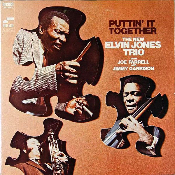 The New Elvin Jones Trio ‎– Puttin' It Together - VG+ LP Record 1968 Blue Note USA Stereo Vinyl - Jazz / Hard Bop / Post Bop