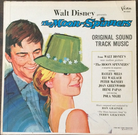 Ron Grainer ‎– Walt Disney Presents The Moon-Spinners - VG+ Lp Record 1964 USA Buena Vista Vinyl - Soundtrack
