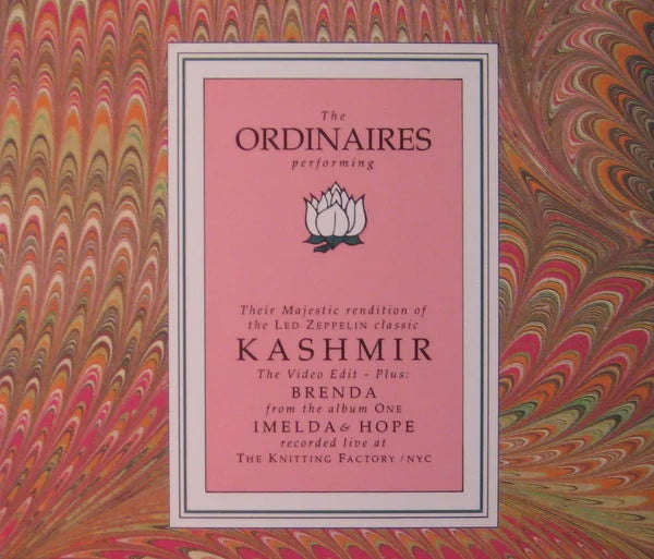 The Ordinaires - Kashmir - Mint- EP Record 1990 Brave UK Vinyl - Art Rock / Jazz-Rock / Avantgarde - Shuga Records