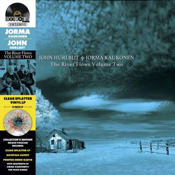 John Hurlbut / Jorma Kaukonen ‎– The River Flows Volume Two - New LP Record Store Day 2021 Culture Factory RSD Clear Splatter Vinyl - Rock - Shuga Records
