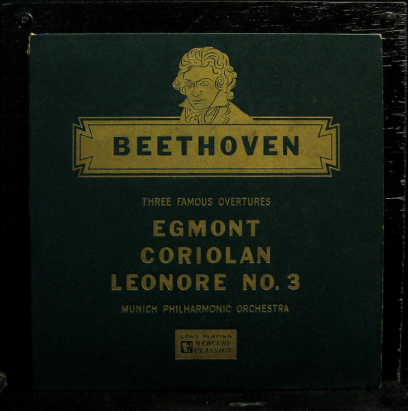 Albert & Heger - Beethoven Three Famous Overtures 10" VG MG 15002 Mercury 50s - Shuga Records