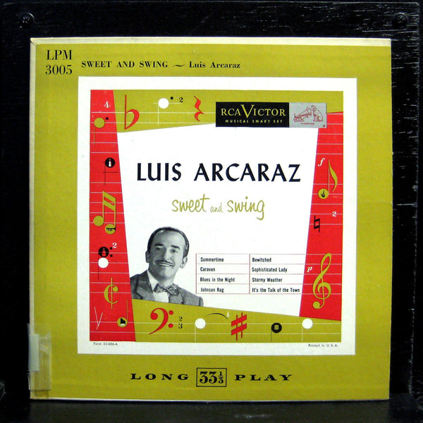 LUIS ARCARAZ sweet and swing 10" VG+ LPM-3005 RCA 1952 Mono USA Jazz - Shuga Records