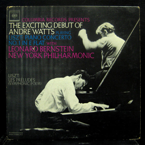 Andre Watts - Liszt Piano Concerto No. 1 LP VG+ ML 5858 Mono 2 Eye Vinyl 1963 - Shuga Records