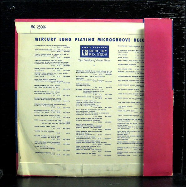 SYLVAN LEVIN & GLENN OSSER classical favorites / fritz kreisler 10" VG+ MG 25066 - Shuga Records