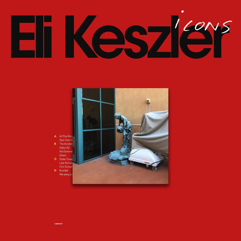 Eli Keszler – Icons - New 2 LP LuckyMe Clear Blue Vinyl - Leftfield / Experimental / Electroacoustic / Jazz