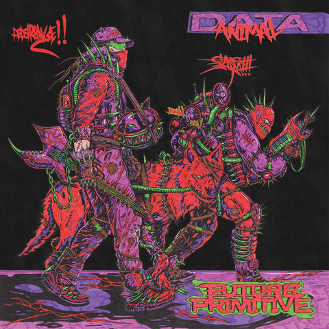Data Animal – Future Primitive - New LP Record 2022 DedStrange Red Transparent Vinyl - No Wave / Punk / Electronic