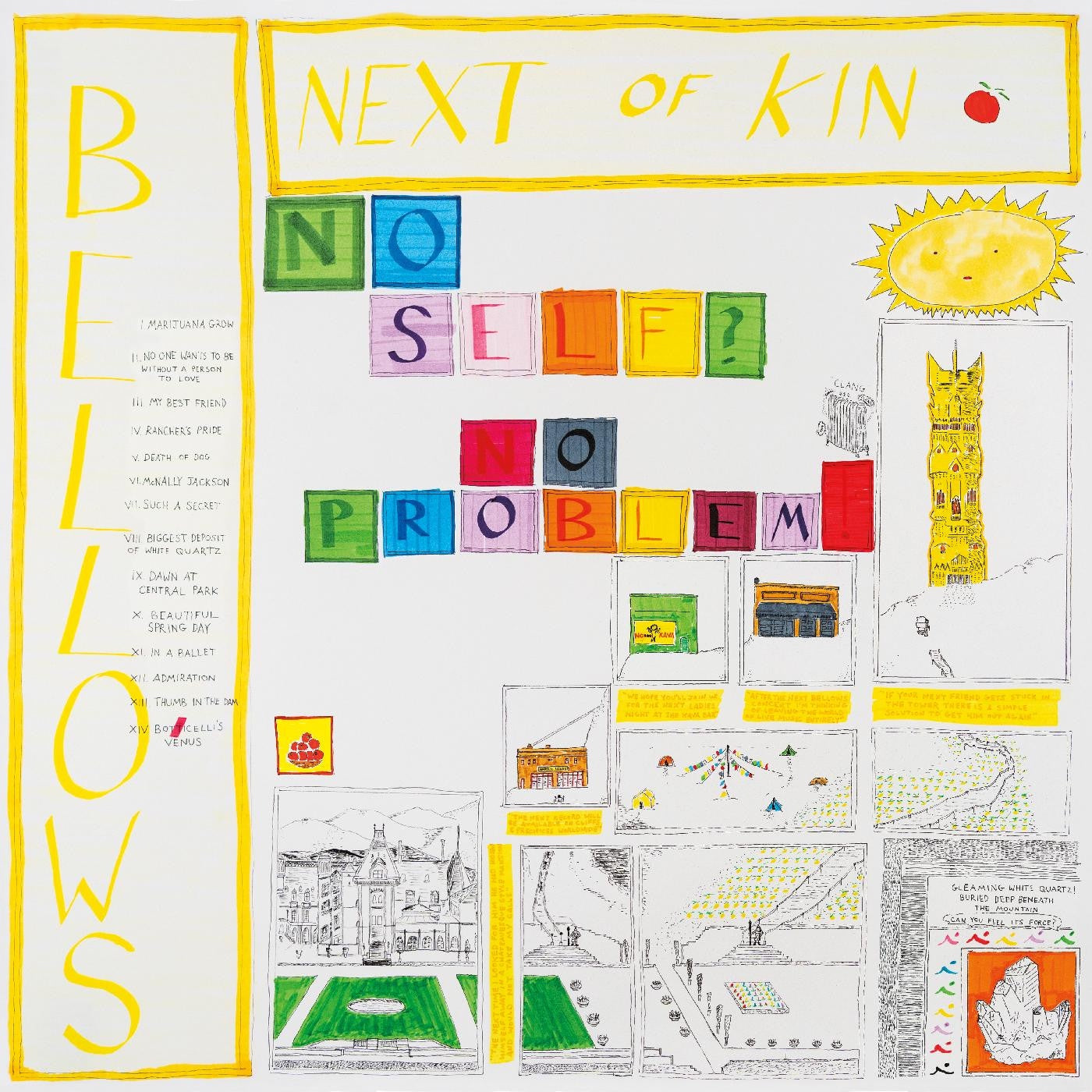 Bellows – Next Of Kin - New LP Record 2022 Topshelf  Transparent  Vinyl - Indie Pop / Alt-Country / Experimental