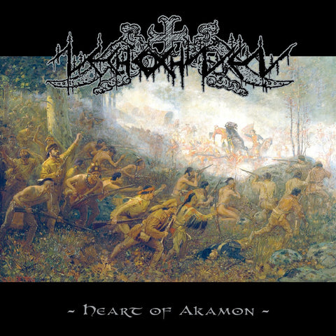 Nechochwen – Heart Of Akamon (2015) - New LP Record 2024 Nordvis Sweden Marble Vinyl - Black Metal / Folk Metal