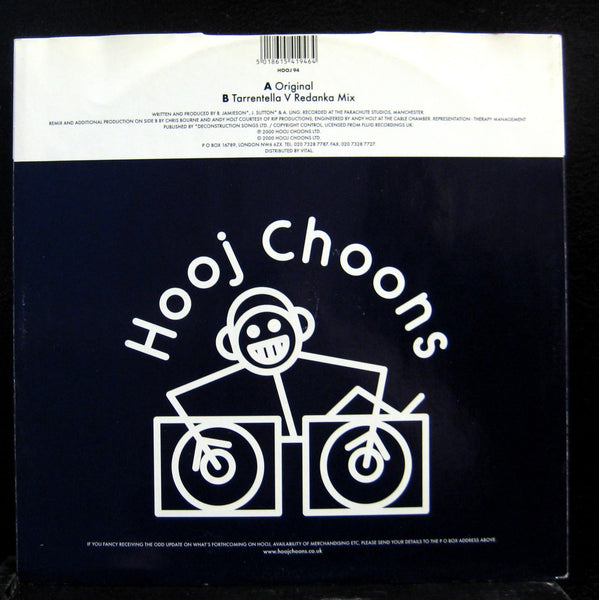 Andy Ling - Fixation Disc One 12" Mint- HOOJ 94 UK Trance Vinyl 2000 Record - Shuga Records