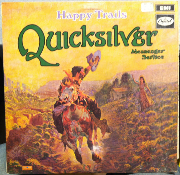 QUICKSILVER MESSENGER SERVICE happy trails LP VG E ST 120 Vinyl 1969 Record - Shuga Records
