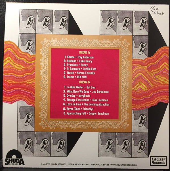 Various Artists - Multi-Tone Chicago Vol. 1 : Max Loebman and Adam's Picks - Mint- LP Record 2017 Shuga Records Jackson Pollock Colorway Vinyl & Numbered - Rock / Indie / Psych / Folk / Doom / Metal / Gnarrrrrr - Shuga Records