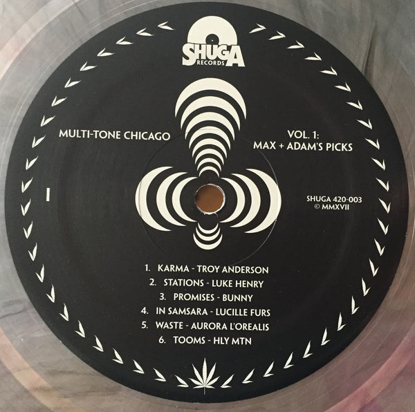 Various Artists - Multi-Tone Chicago Vol. 1 : Max Loebman and Adam's Picks - Mint- LP Record 2017 Shuga Records Jackson Pollock Colorway Vinyl & Numbered - Rock / Indie / Psych / Folk / Doom / Metal / Gnarrrrrr - Shuga Records