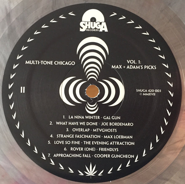 Various Artists - Multi-Tone Chicago Vol. 1 : Max Loebman and Adam's Picks - Mint- LP Record 2017 Shuga Records Jackson Pollock Colorway Vinyl & Numbered - Rock / Indie / Psych / Folk / Doom / Metal / Gnarrrrrr - Shuga Records