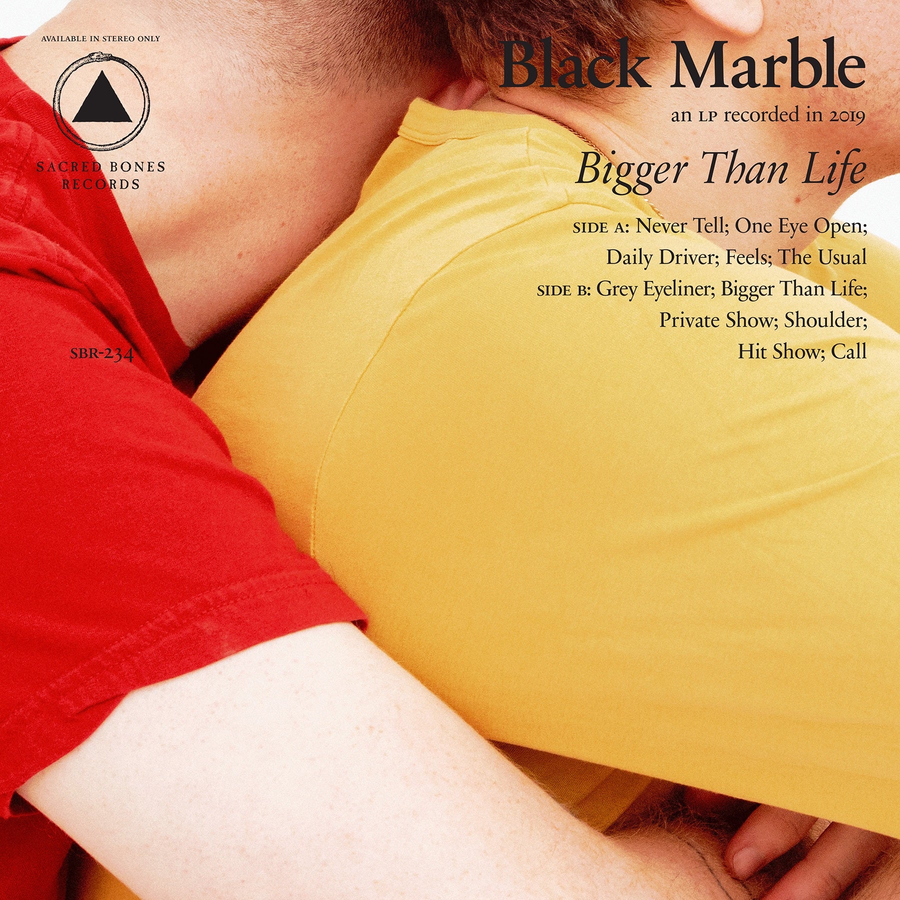 Black Marble - Bigger Than Life - New Lp Record 2019 USA Indie Exclusive Half Red & Half White Vinyl - Synth-pop / Coldwave