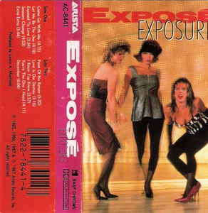 Exposé ‎– Exposure - VG+ Cassette Tape 1987 Arista USA - Synth-pop / Soul / Disco