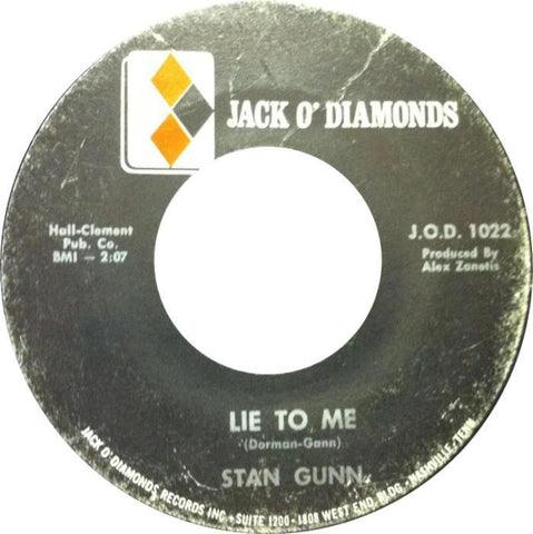 Stan Gunn - Lie To Me / A New Way To Live - VG 45rpm 1968 USA - Jazz
